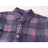 【OUTLET/即納】ダスティパープルチェック長袖シャツ P1964