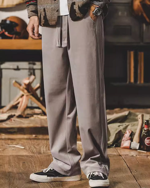 Heavy Chenille Casual Pants Men's P0664