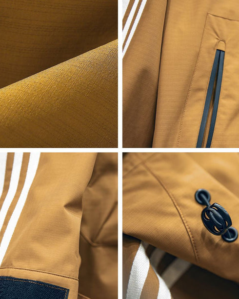 【BLUE LABEL】Hooded Rushing Loose Sports Jacket P0404