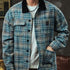 Checkered Loose Retro Shirt Jacket P1071