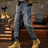 American Straight Double Knee Jeans P1079