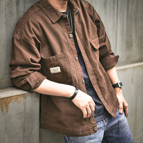 Vintage Work Utility Jacket P1797