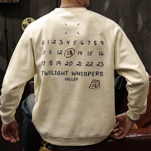 Design Niche Round Neck Sweatshirt P1107