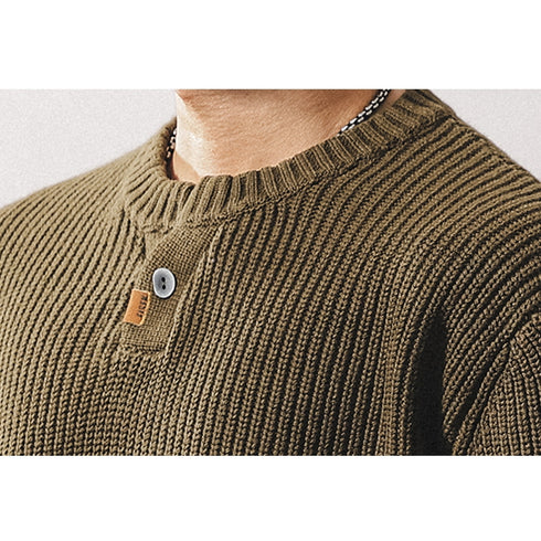 Classic Rib Knit Sweater P1901