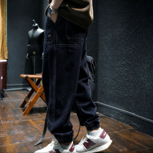 リラックスジョガーデニムロングパンツ P0036
