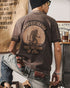 Vintage Outdoor Backprint T-shirt P0941