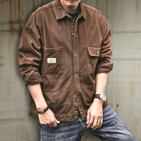 Vintage Work Utility Jacket P1797