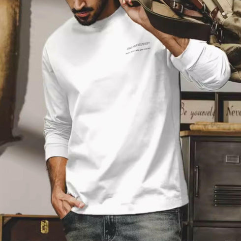 America T-shirt Men's Long-sleeved P0848