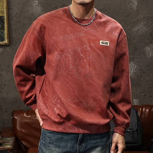 American Retro Sweatshirt P1075