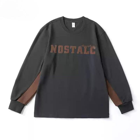 Round Neck Long-sleeved T-shirt P1044