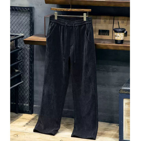 Chenille Straight Sweatpants P1131