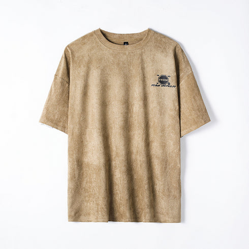 American Retro Short-sleeved T-shirt P0979