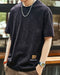 トーンオンチェックミニマル 半袖Tシャツ P1349