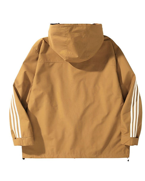 【BLUE LABEL】Hooded Rushing Loose Sports Jacket P0404