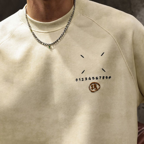 Design Niche Round Neck Sweatshirt P1107