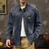Washed Blue Denim Long Sleeve Shirt P1084