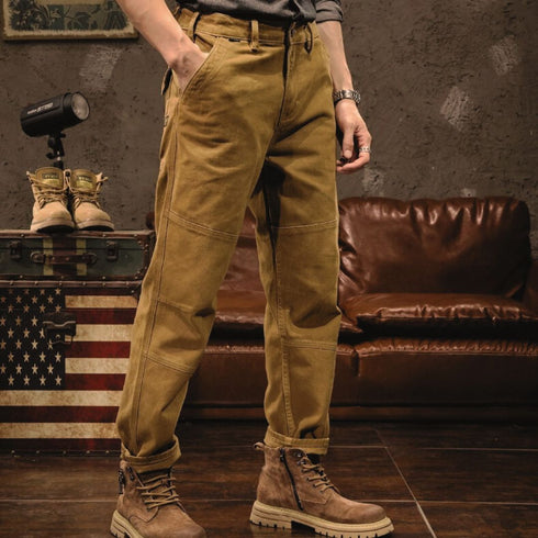 Loose Straight Pants P1078