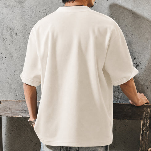 【OUTLET/即納】ネックポイントルーズシルエット半袖Tシャツ P2087