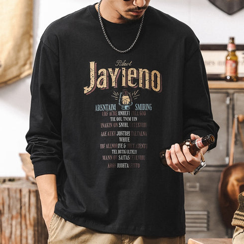 American Retro Long Sleeve T-shirt P1227