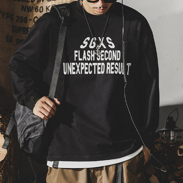 Large Size Long-sleeved T-shirt P0846