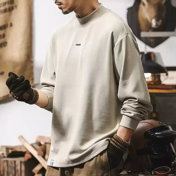 Half Turtleneck Long Sleeve T-shirt P1167