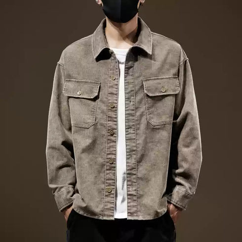 Loose Hunting Denim Shirt P1191