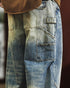 Vintage Design Denim Painter Pants P1328
