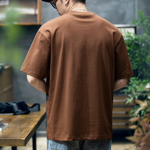 Big Logo Print Short Sleeve T-Shirt P0891