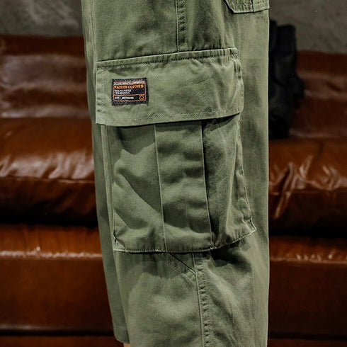 Casual Cropped Pants Trendy All-match P1030