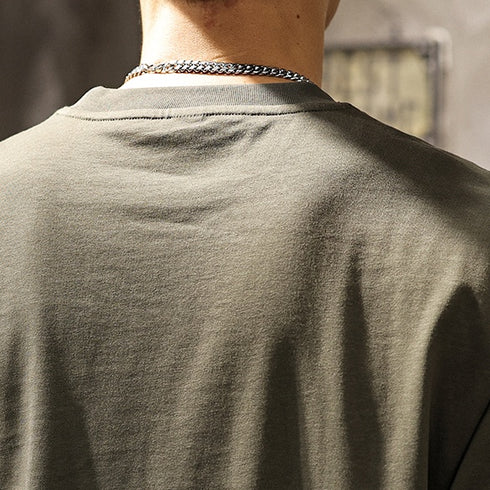 Round Neck Long-sleeved T-shirt P1044