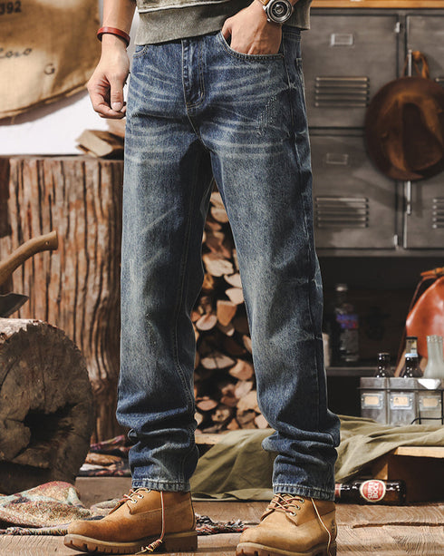 Vintage American Loose Clicker Jeans P1279