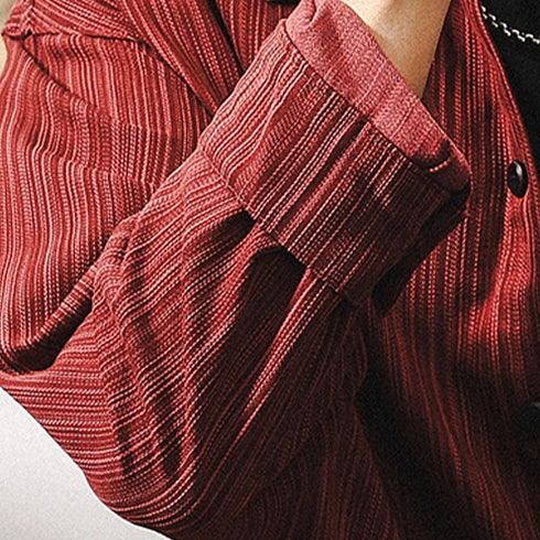 Bamboo Pattern Casual Shirt P1215