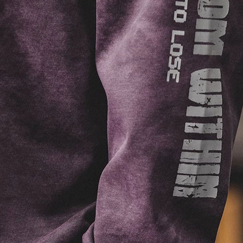 Acid Tone Sleeve Print Long Sleeve T-Shirt P1595