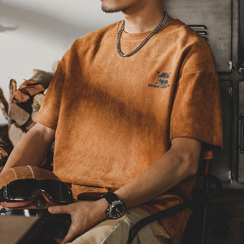 American Retro Men's T-shirt Short-sleeved P0919