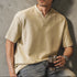 リブキーネック半袖Tシャツ P2003