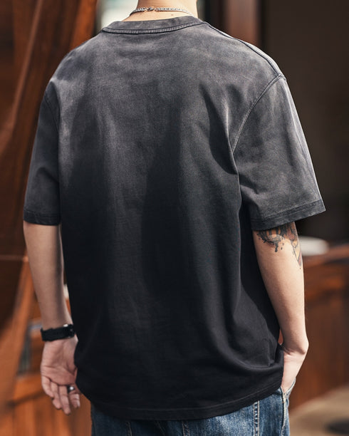 Gradient Touch Logo Accent Short Sleeve T-Shirt P1346