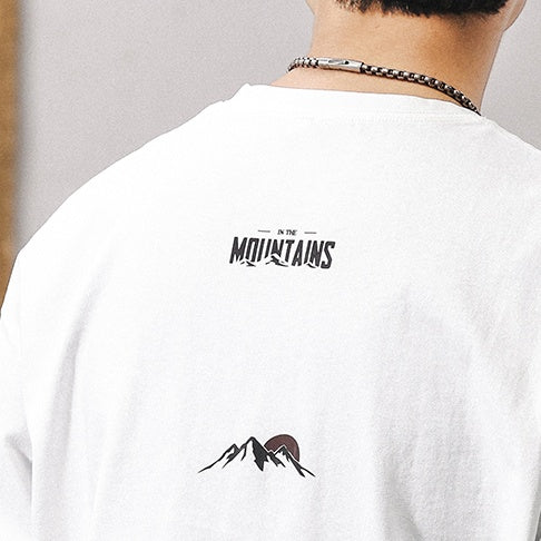 Casual White Long-sleeved T-shirt P1235