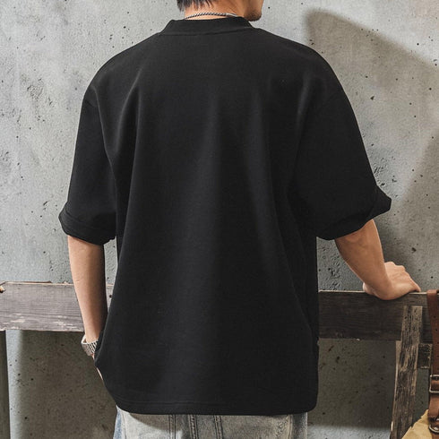 【OUTLET/即納】ネックポイントルーズシルエット半袖Tシャツ P2087