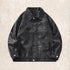 Motorcycle Style Leather Jacket P1218