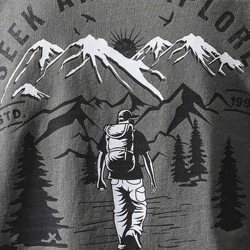 【OUTLET/即納】American Retro Long Sleeve T-Shirt P1231