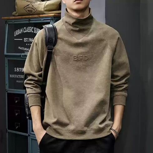 Handsome High-collar Inner Sweatshirt P1170