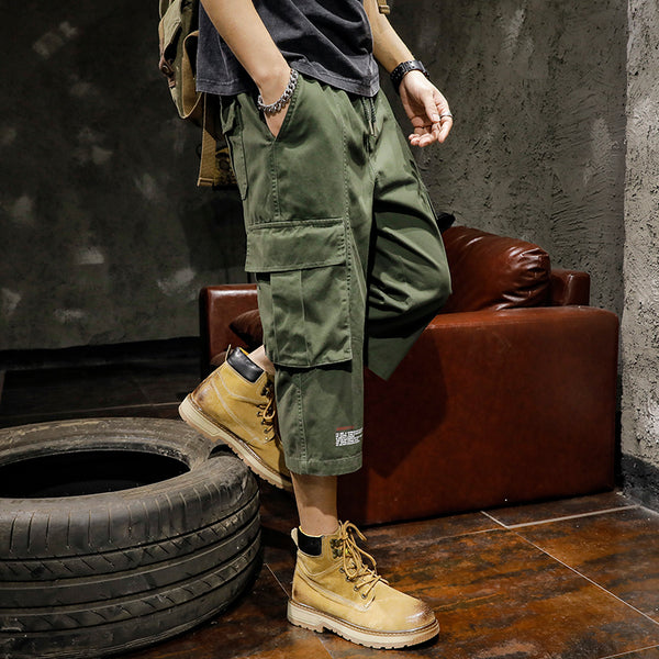 ワイドカーゴクロップドパンツ P1030