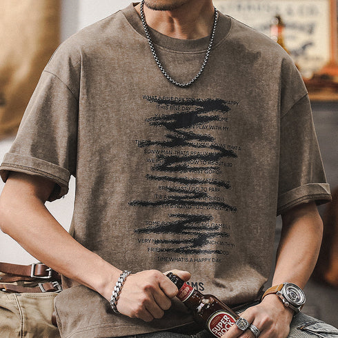 Men's Short-sleeved T-shirt P0924