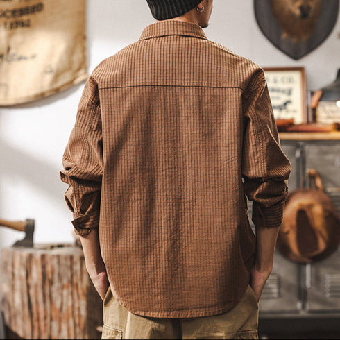 Merad Retro Plaid Overshirt P1264