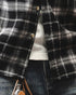 Faded Plaid Long Sleeve Cotton Shirt P1316