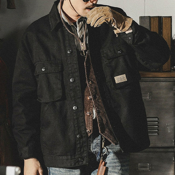 【OUTLET/即納】Casual Colored Denim Jacket P0314