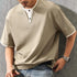 ツーボタンVネック半袖Tシャツ P2051