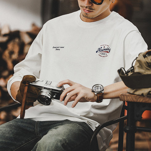 【OUTLET/即納】T-shirt Men's Long-sleeved P0844