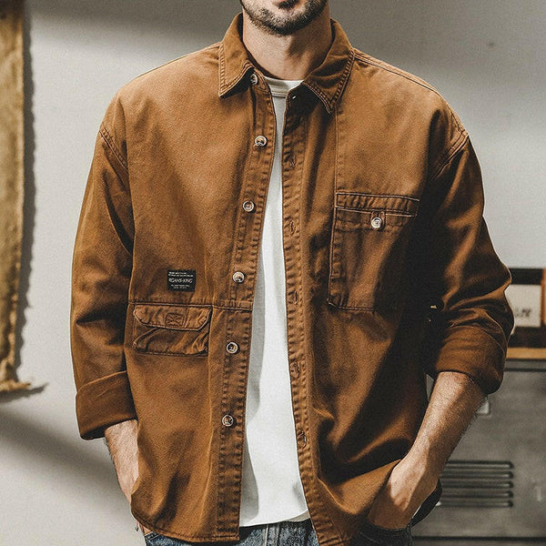 Vintage Long-sleeved Workshirt P0350