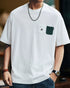 Double Pocket Accent Short Sleeve T-shirt P1368